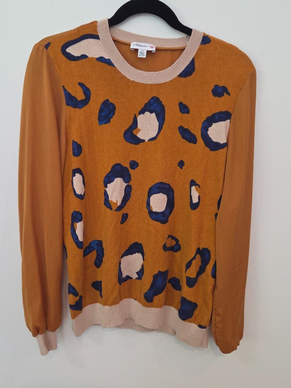 3.1 Phillip Lim for Target 20th Anniversary Leopard Sweater Top – Women’s Large